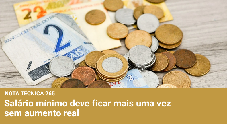 Salário mínimo deve ficar mais uma vez sem aumento real