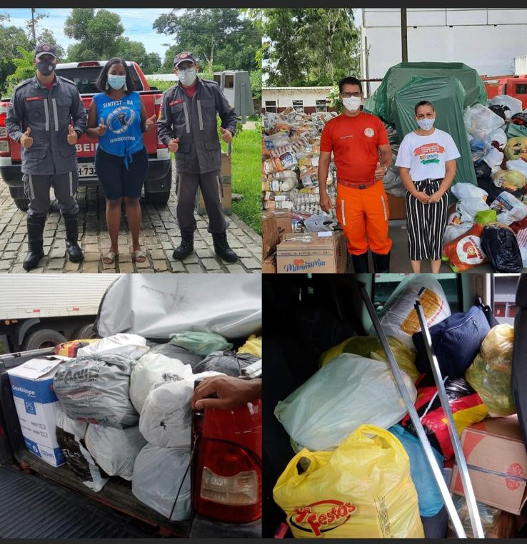 Campanha Viva a Vida com Solidariedade: sindicatos parceiros fazem doações para vitimas das chuvas na Bahia