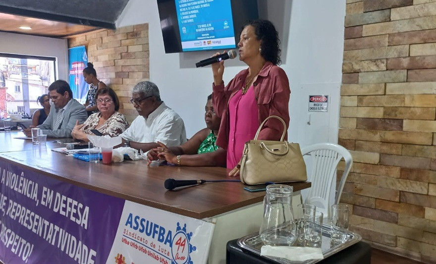 Firme com ASSUFBA, Rosa de Souza repudia posição absurda da CUT  