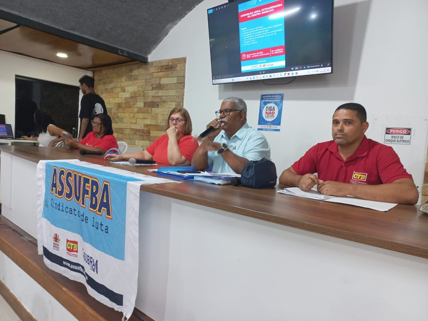ASSUFBA realiza assembleia e reunião com CTB e sindicatos 