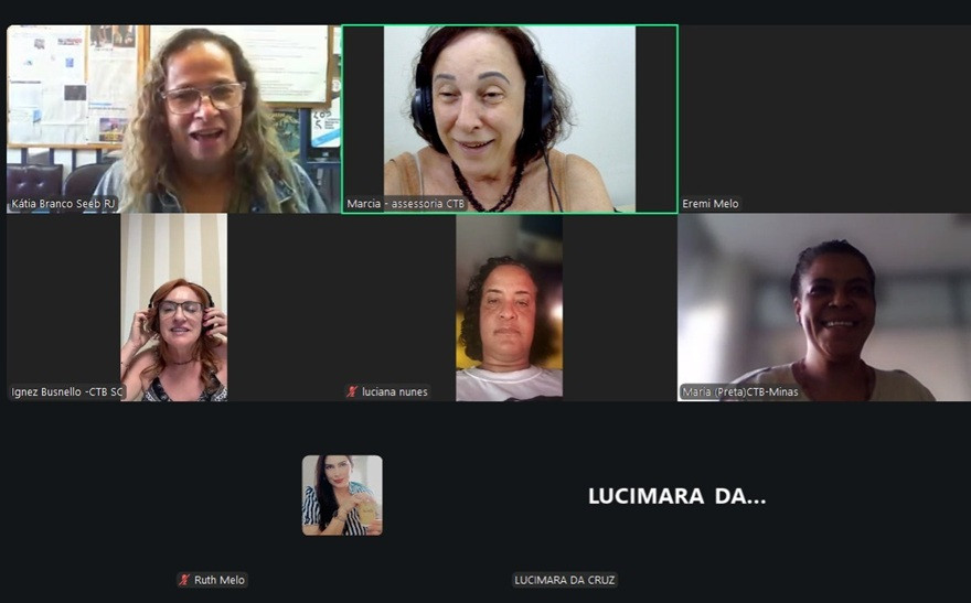 Lucimara Cruz destaca organização da CTB para o 8 de Março