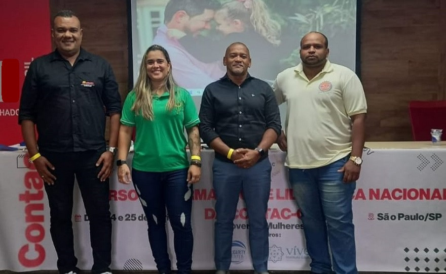 Dirigentes do Sindibeb participam de curso de formação da Contac