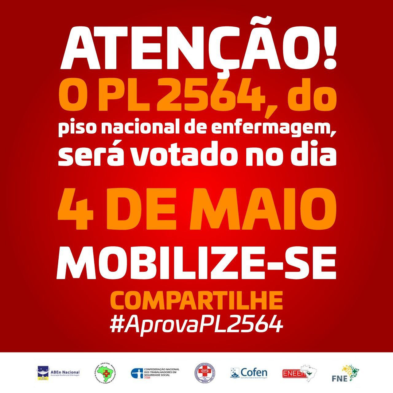 CTB mobiliza força total em Brasília para aprovação do Piso da Enfermagem