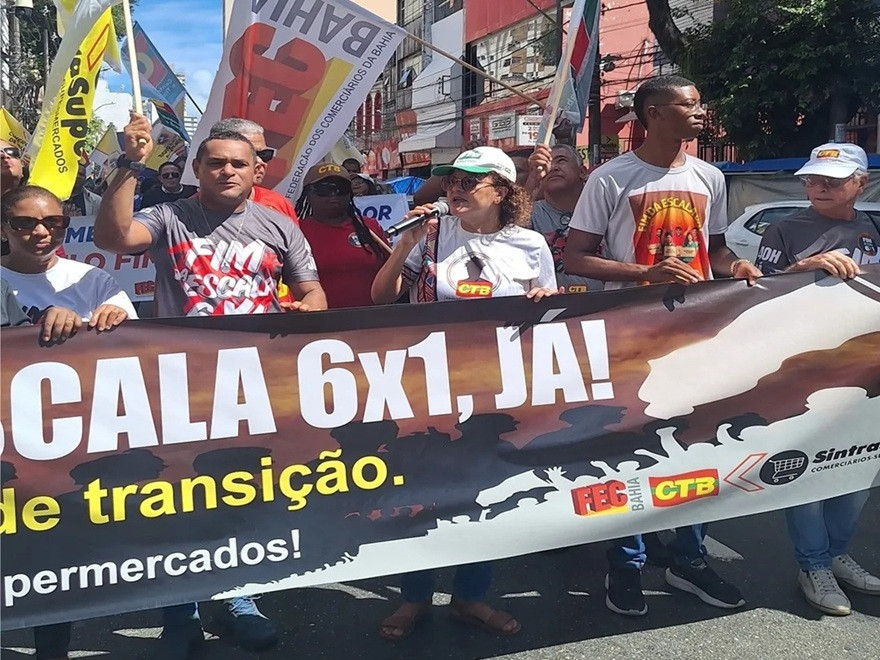 CTB e sindicatos convocam ato de domingo pelo fim da escala 6x1