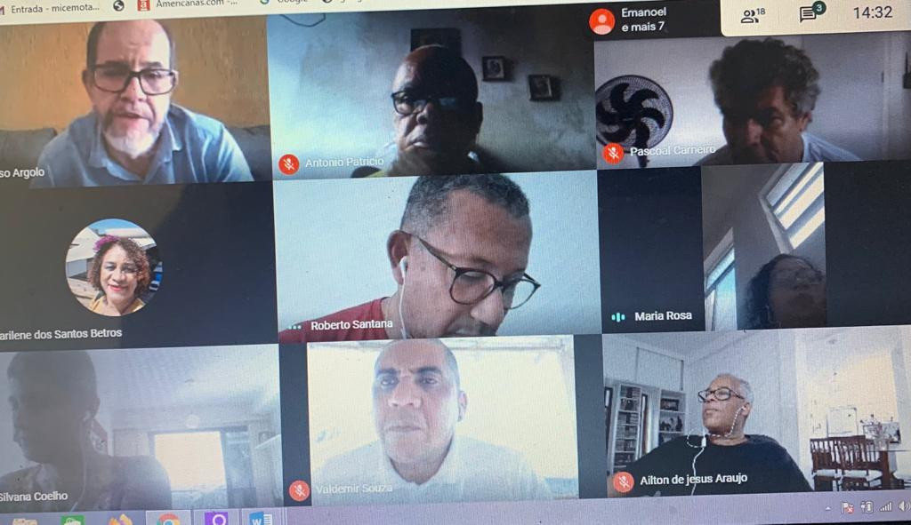 Em reunião virtual, CTB-Bahia analisa conjuntura das mobilizações pelo país