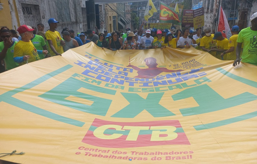 Festa do 2 de Julho tem presença forte da CTB e entidades classistas
