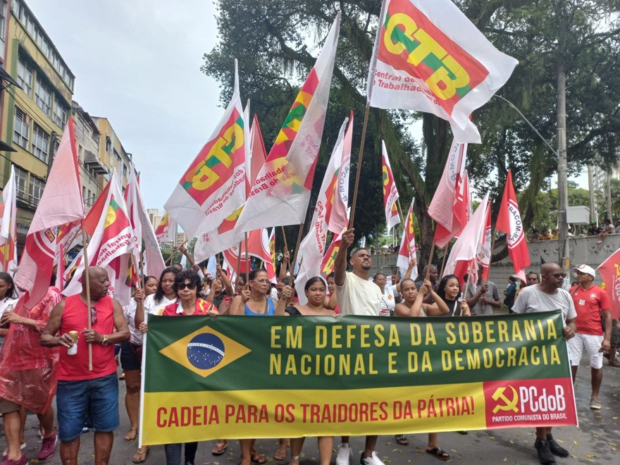 CTB Bahia reforça a defesa da soberania nacional no 7 de Setembro