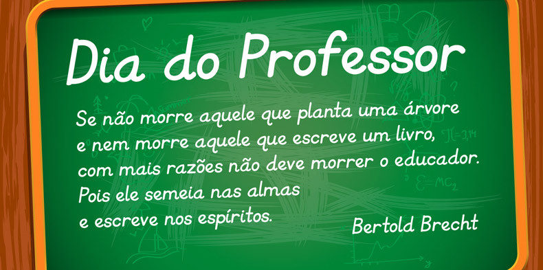 15 de Outubro dia do Professor e da Professora