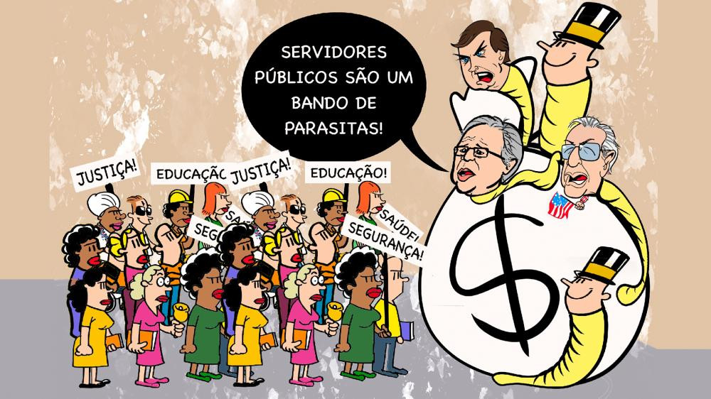 Paulo Guedes pede desculpas ao servidor, mas não convence