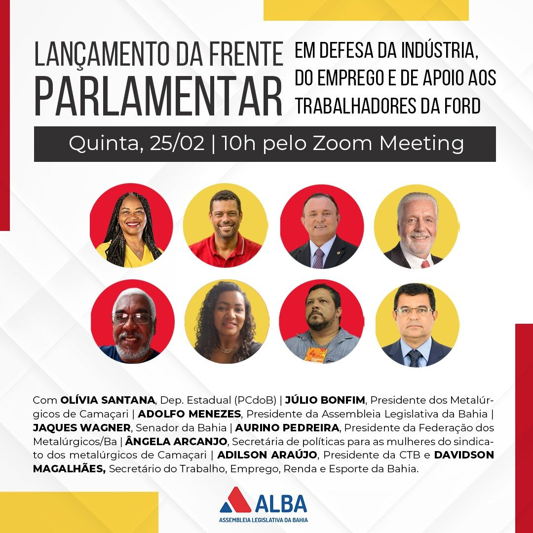 Bahia ganha frente Parlamentar em Defesa da Indústria e do Emprego