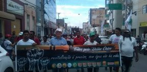 Rurais de Juazeiro participam de ato em Solidariedade às vítimas de Brumadinho