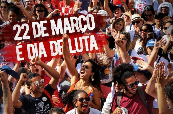 22 de março – Todos nas ruas contra a Reforma da Previdência