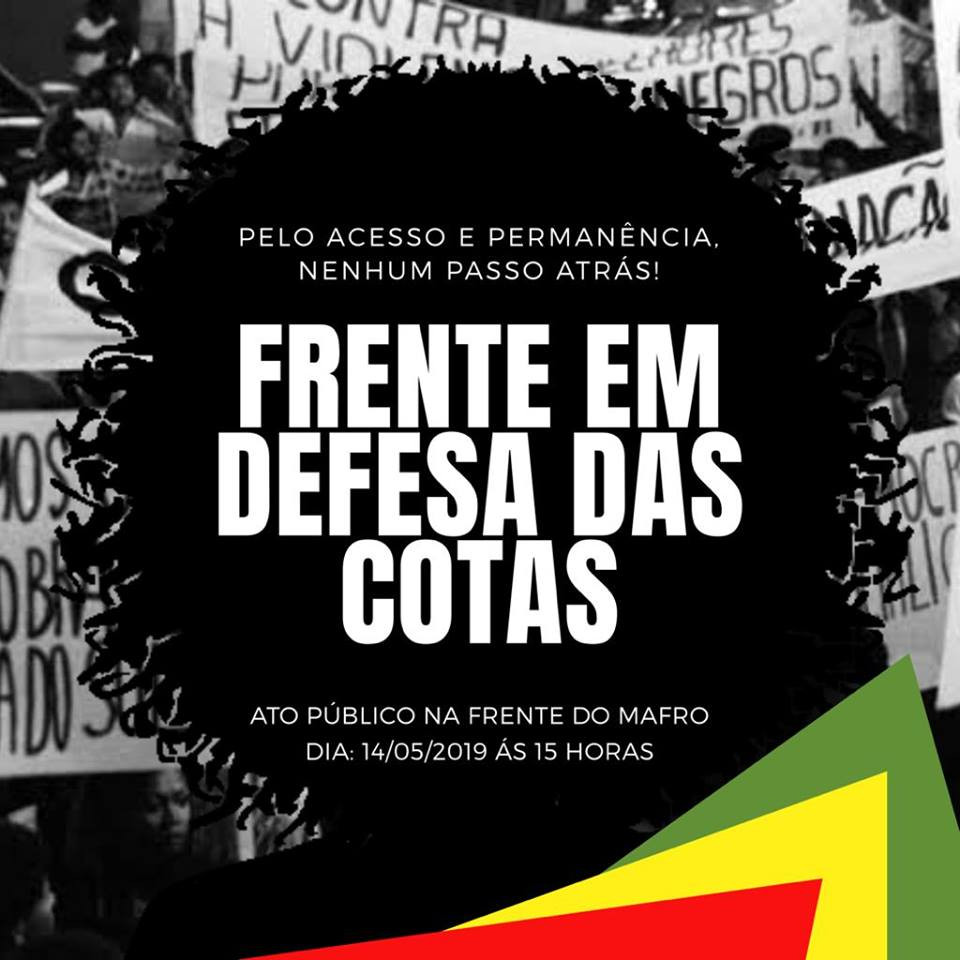 Ato público em defesa das cotas em universidades será realizado em Salvador
