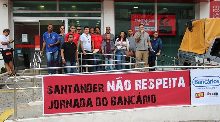 Protesto no Santander em Salvador surte efeito
