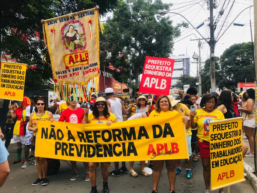 Bloco da APLB Feira no Bando Anunciador 2019 é sucesso