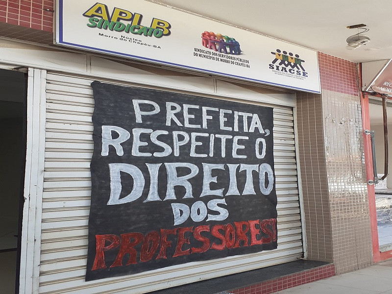 APLB de Morro do Chapéu dá lição e enquadra secretária e prefeita