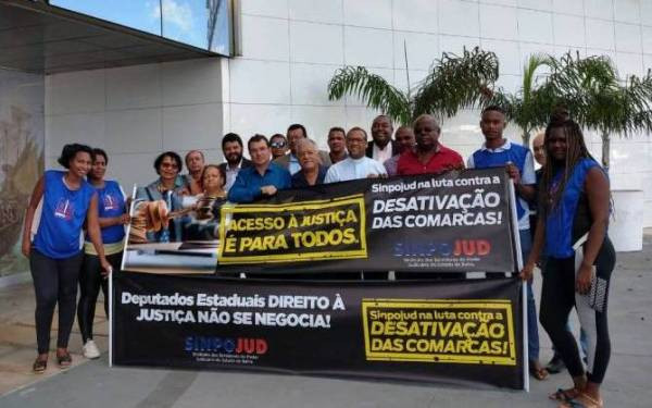 Sinpojud e CTB contra desativação de comarcas