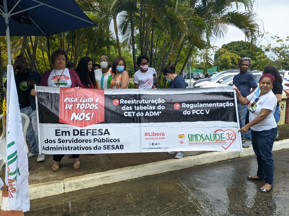 CTB com o Sindsaude pelos servidores públicos administrativos