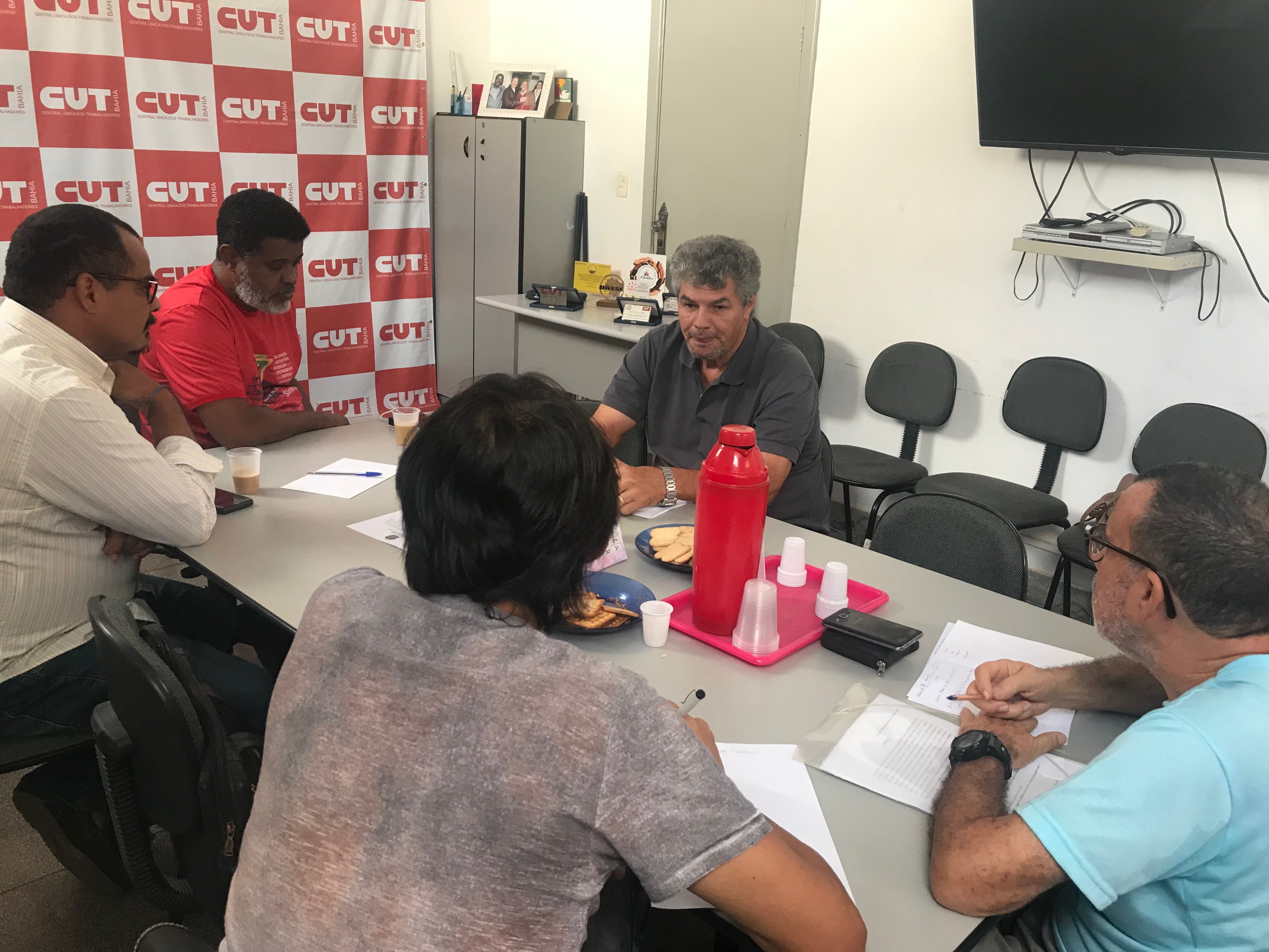 CTB  Bahia participa de reunião  com as Centrais Sindicais  para discutir a luta unificada