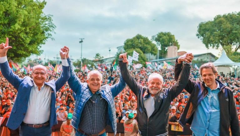 Centrais sindicais comparecem a atos da campanha de Lula