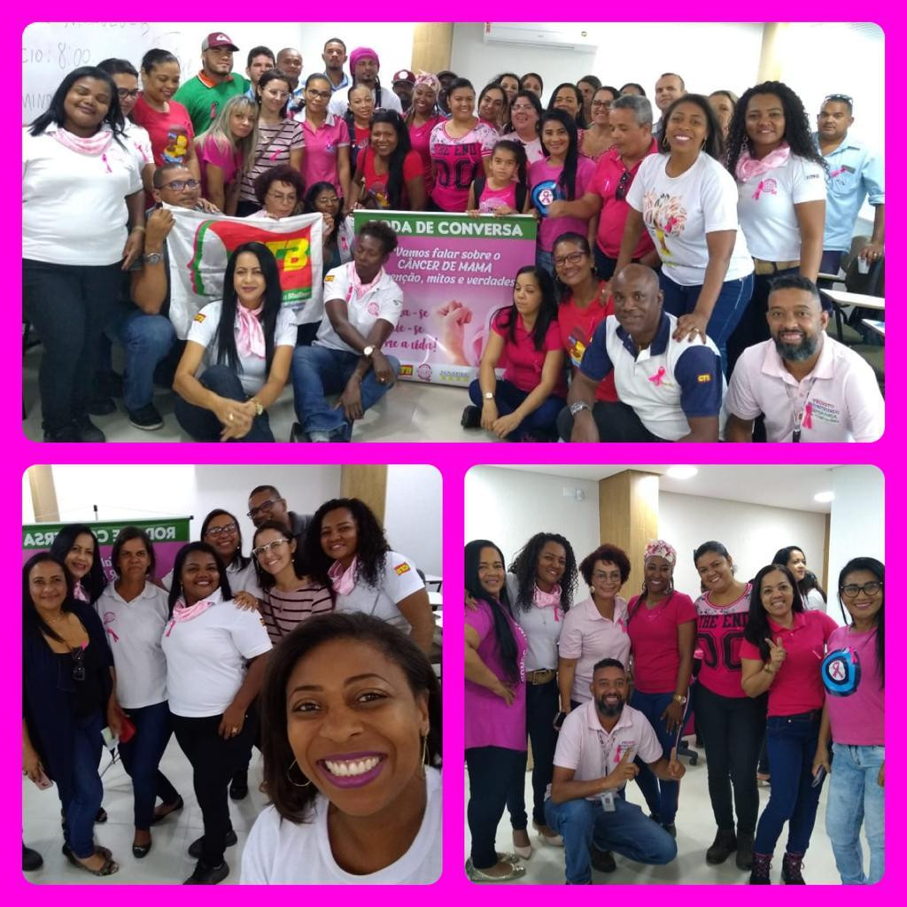 Metalúrgicas de Camaçari celebram o “Outubro Rosa”