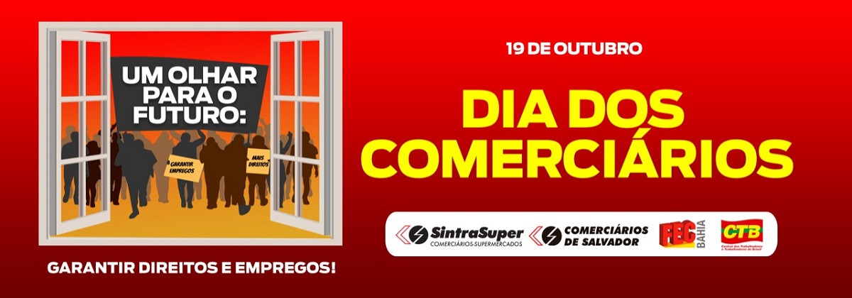 Trabalhadores de supermercados e o Dia dos Comerciários