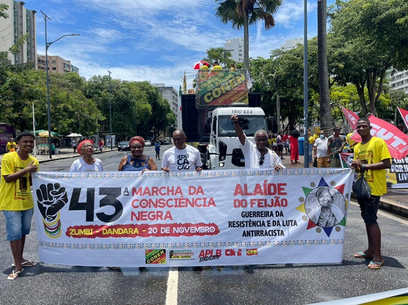 APLB presente na 43ª Marcha da Consciência Negra Zumbi/Dandara dos Palmares