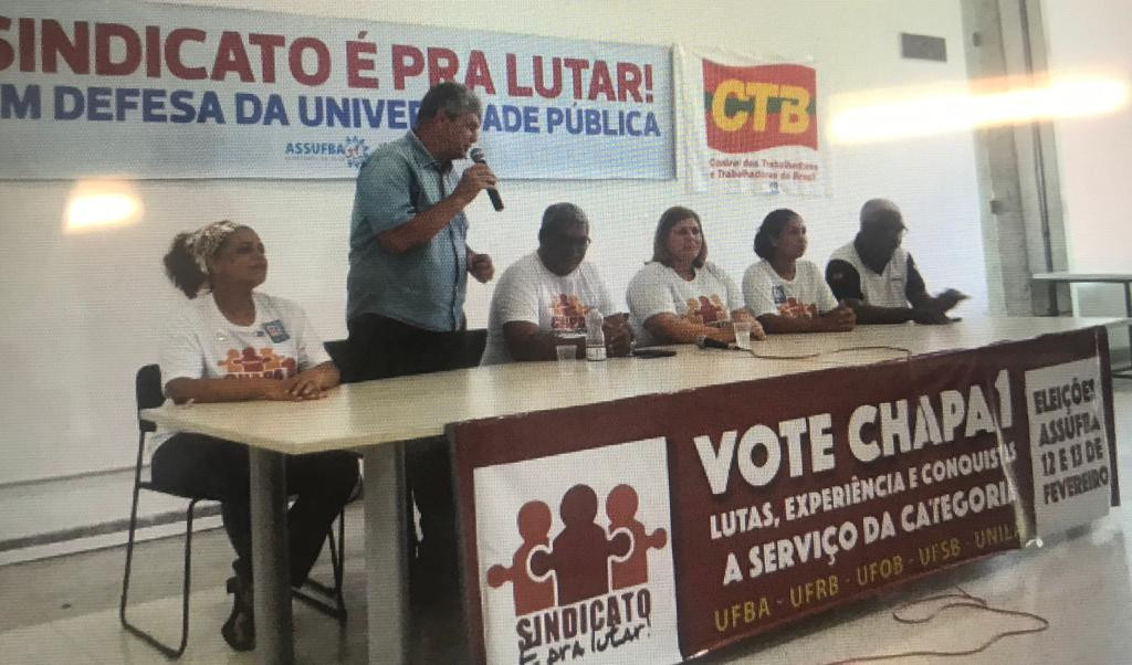 ASSUFBA  lança chapa com a presença da CTB-Bahia